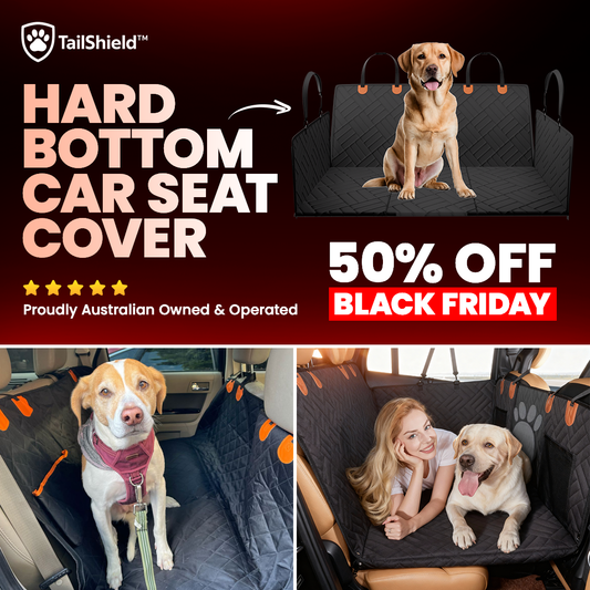 TailShield™ - Hard Bottom Dog Car Seat Protector