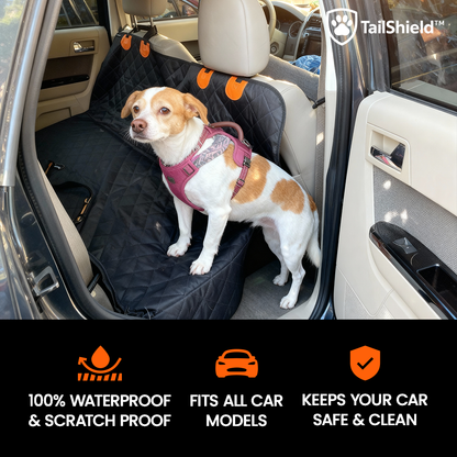TailShield™ - Hard Bottom Dog Car Seat Protector